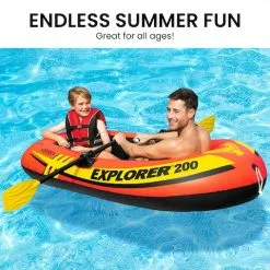 Intex 58331NP Explorer 200 Boat Set With Pump & Oars -Outdoor Living Sales Store EaI23pqLMt hNpRE nSfMViMQ