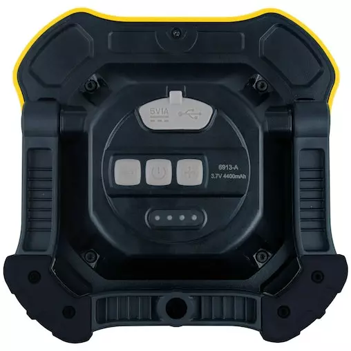 Ultracharge LED Flood Light 15W Rechargeable Worklight 2000lm USB/DC Plug Yellow 4 Ultracharge LED Flood Light 15W Rechargeable Worklight 2000lm USB/DC Plug Yellow - Image 4
