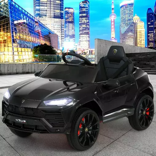 Rigo 12V Electric Kids Ride On Toy Car Licensed Lamborghini URUS Remote Control Black 2 Rigo 12V Electric Kids Ride On Toy Car Licensed Lamborghini URUS Remote Control Black - Image 2