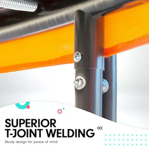 Kahuna Trampoline 8 Ft X 11 Ft Rectangular Outdoor - Orange 5 Kahuna Trampoline 8 Ft X 11 Ft Rectangular Outdoor - Orange - Image 5