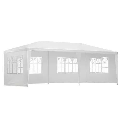 Instahut Outdoor Pop Up Gazebo 3x6 - White 1 Instahut Outdoor Pop Up Gazebo 3x6 - White
