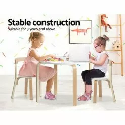 Keezi Nordic Kids Table Chair Set 3PC -Outdoor Living Sales Store FGa8fpyzrJEpAn3d TX8SAwpo