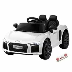 Rigo Audi R8 Ride On Car Kids Sports Electric Toy Cars 12V White