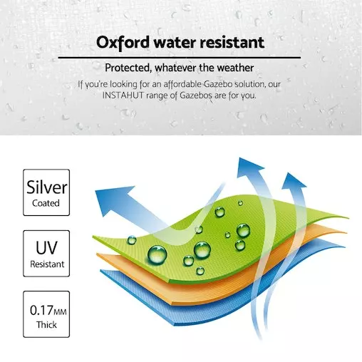Instahut Gazebo Pop Up Marquee 3x4.5 Folding Tent Gazebos 5 Instahut Gazebo Pop Up Marquee 3x4.5 Folding Tent Gazebos - Image 5