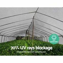 Instahut Shade Cloth Sail 70% UV Garden Mesh Roll Outdoor 3.66x30m 11 Instahut Shade Cloth Sail 70% UV Garden Mesh Roll Outdoor 3.66x30m -Outdoor Living Sales Store GnAdsBW6AOf850KBlo4py2kfc