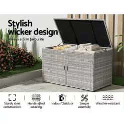Gardeon Outdoor Storage Cabinet Box Grey -Outdoor Living Sales Store GoB0cCBiFnIC2nOqqWenXzpR4