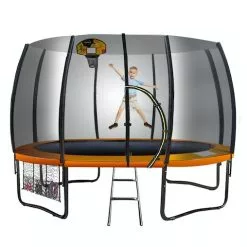 Kahuna 10ft Springless Trampoline With Basketball Set