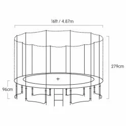 Kahuna Blizzard 16ft Trampoline With Basketball Pink -Outdoor Living Sales Store HhwUXhGH5S7mcE14lxEqEkeFc 1