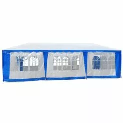 Wallaroo 4x8 Outdoor Event Wedding Marquee Tent Blue+White