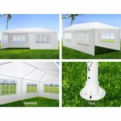 Instahut Outdoor Pop Up Gazebo 3x6 - White 10 Instahut Outdoor Pop Up Gazebo 3x6 - White -Outdoor Living Sales Store I UiDaZwxDKp ci2GdHKdGh38