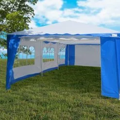 Wallaroo 4x8 Outdoor Event Wedding Marquee Tent Blue+White 16 Wallaroo 4x8 Outdoor Event Wedding Marquee Tent Blue+White -Outdoor Living Sales Store IE06K7dMPNTyWIc7 tOe MIn4