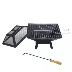 Wallaroo Portable BBQ Fire Pit With Mesh Cover -Outdoor Living Sales Store IXaLgmRxFcfxOtSqA0xTkCeu0