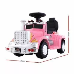 Rigo Ride On Truck Car Kids Toy Pink -Outdoor Living Sales Store IuPMYncqG5Xrj2CVYhyFpy98M