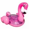 Land & Sea Sports Australia Land & Sea 1.2m Bling Inflatable Flamingo Water Ride Pool Ring Float Outdoor