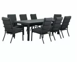 Jette Highback 9 Piece Dining