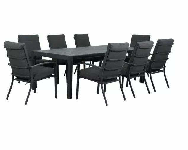 Jette Highback 9 Piece Dining 1 Jette Highback 9 Piece Dining