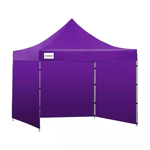 Gazebo Tent Marquee 3x3 PopUp Outdoor Wallaroo Purple 2 Gazebo Tent Marquee 3x3 PopUp Outdoor Wallaroo Purple - Image 2