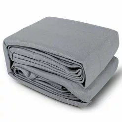 Instahut Sun Shade Sail Cloth Shadecloth Outdoor Canopy Rectangle 280gsm 5x6m Grey