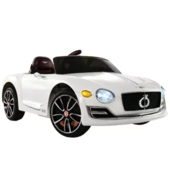 Rigo Kids Ride On Car Electric Cars Toys Bentley Licensed EXP12 Remote Control Battery 12V White