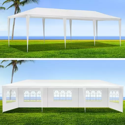 Instahut Gazebo 3x9 Marquee Party Wedding Outdoor Tent 5 Instahut Gazebo 3x9 Marquee Party Wedding Outdoor Tent - Image 5