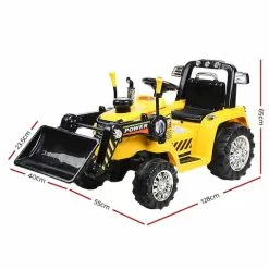 Kids Ride On Car Electric Cars Toys Bulldozer Loader Digger Tractor Excavator Toy Rigo -Outdoor Living Sales Store KW75GG Qs2B7w0ndhsk ogGug