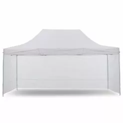 Gazebo Tent Marquee 3x4.5m PopUp Outdoor Wallaroo White