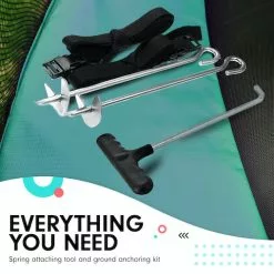 Kahuna Trampoline Blizzard 8ft- Green -Outdoor Living Sales Store L2U2iSt2Lk203JXX0DHdwHJN8 4