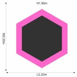 Plum Play Plum 7ft Junior Jumper Trampoline - Pink -Outdoor Living Sales Store L4b2X3huP MzDyYTuZaA5bT1U