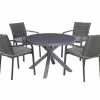 Larache-Jette 5 Piece Round Dining Setting