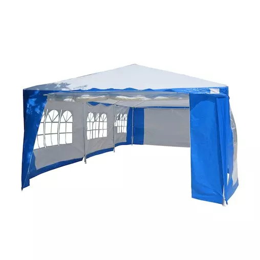 Wallaroo 4x8 Outdoor Event Wedding Marquee Tent Blue+White 4 Wallaroo 4x8 Outdoor Event Wedding Marquee Tent Blue+White - Image 4