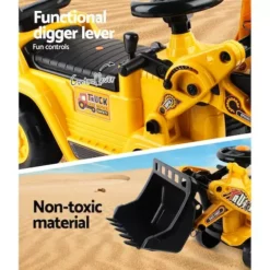 Keezi Kids Ride-On Bulldozer Pretend Play Toy Loader Digger Tractor Excavator 11 Keezi Kids Ride-On Bulldozer Pretend Play Toy Loader Digger Tractor Excavator -Outdoor Living Sales Store LYJU91oYHTUvLfUJ pOOB75S0