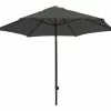 Shelta Malibu 2.5m Hexagonal Umbrella Charcoal