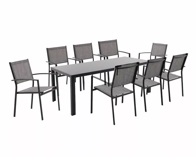 Malmo 9 Piece Dining Setting 1 Malmo 9 Piece Dining Setting