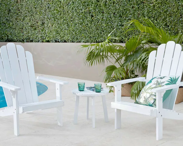 Milly 3 Piece Timber Adirondack Set 2 Milly 3 Piece Timber Adirondack Set - Image 2