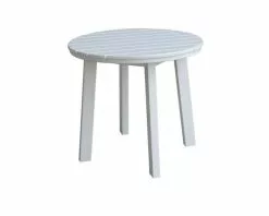 Milly White Painted Timber 45cm Table