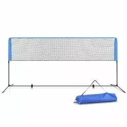 Everfit Portable Sports Net Stand Badminton Volleyball Tennis Soccer 4M 4FT Blue