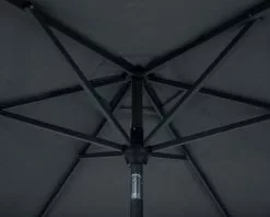 Monaco 2.7m Market Umbrella Charcoal -Outdoor Living Sales Store MON27CHA 04