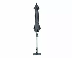Monaco 2.7m Market Umbrella Charcoal -Outdoor Living Sales Store MON27CHA 05
