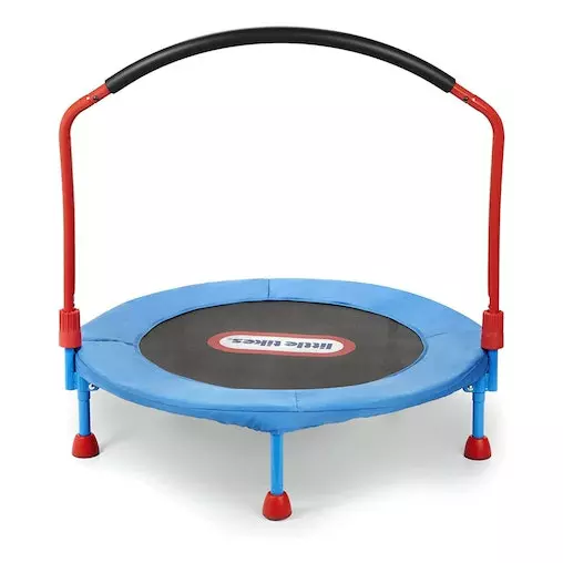 Little Tikes 3' Easy Store Folding Indoor Trampoline W/ Bar Fun Toy Kids/Toddler 1 Little Tikes 3' Easy Store Folding Indoor Trampoline W/ Bar Fun Toy Kids/Toddler