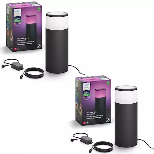 2PK Philips Hue Outdoor Pedestal Colour Ambiance Light/Lighting Extension Kit 11 2PK Philips Hue Outdoor Pedestal Colour Ambiance Light/Lighting Extension Kit - Image 11