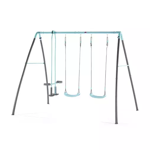 Plum Play Premium Metal Double Swing & Glider With Mist 1 Plum Play Premium Metal Double Swing & Glider With Mist