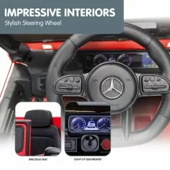 Kahuna Mercedes Benz AMG G63 Licensed Kids Ride On Electric Car Remote Control - Red -Outdoor Living Sales Store MmZzchHfrzgvmdhxM7dxgAVW0