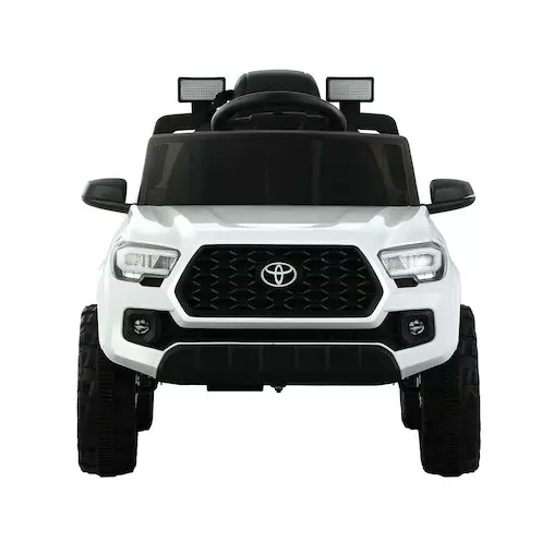 Rigo Toyota Ride On Car Kids Electric Off Road Tacoma Jeep White 3 Rigo Toyota Ride On Car Kids Electric Off Road Tacoma Jeep White - Image 3