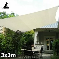 Wallaroo Waterproof Outdoor Shade Sail Canopy Sun Cloth Square 3x3M 9 Wallaroo Waterproof Outdoor Shade Sail Canopy Sun Cloth Square 3x3M -Outdoor Living Sales Store NfE18lzWWbXpxIV3DcCbu0dcw
