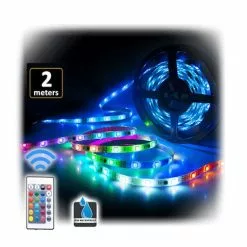 2PK Sansai USB Powered RGB LED Light TV Backlight Strip Lights W/ Remote Control -Outdoor Living Sales Store Nyf0r3 SmBEkDSfD2jz 6z33Q