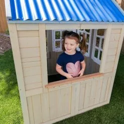 KidKraft Cooper Playhouse Wooden Cubby -Outdoor Living Sales Store ODmxUjp5Cy 4MfaDSjZ0A IYY