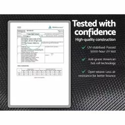 Everfit 10FT Trampoline Round Trampolines Kids Safety Net Enclosure Pad Outdoor Gift Multi-coloured -Outdoor Living Sales Store OF34sljio1vNaAjezUGWGfLoM