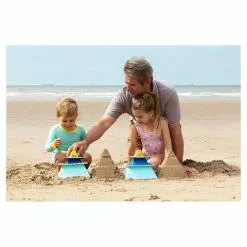 Quut Pira 22.5cm Sand Builder Toys For Kids Vintage Blue/Deep Blue/Mellow Yellow -Outdoor Living Sales Store OFoTMqynBZZNDrDt10vzJxpd8