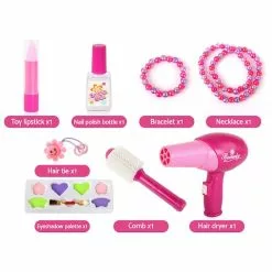 Keezi 30pcs Kids Dressing Table Pretend Play Toy Set Girls Make Up Vanity Desk -Outdoor Living Sales Store P9usQEkE0Uxynt9QOAAmz1dJU