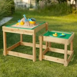 Keezi Kids Sandpit Sand And Water Wooden Table With Cover -Outdoor Living Sales Store PHjLbFUncqawXplgXV9vQcEZs